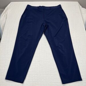 Fabletics The Only Pants Mens XL‎ Blue Stretch Chinos Hybrid Dress Casual